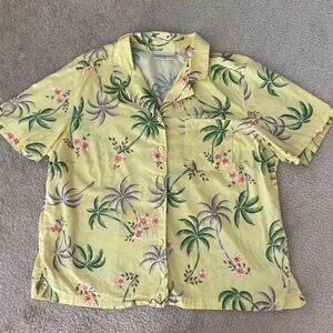 SunBay Cottons Tropical Palm Tree Shirt – Size 2X  Hawaiian resort vacation